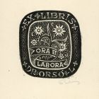 Ex-libris (bookplate) - Dr. L. Orsó