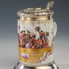 Tankard - With chinoiserie scenes
