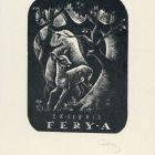 Ex-libris (bookplate) - A( ntal) Fery - ipse