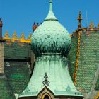 Architectural photograph - one of the corner domes of the courtyard, Museum of Applied Arts