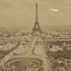 Architectural photograph - View of the Trocadero Park and Champs de Mars, Paris Universal Exposition 1900