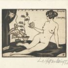 Ex-libris (bookplate) - Grete Lenze