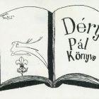 Ex-libris (bookplate) - Book of Pál Déry (ipse)