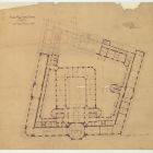 Design - 1st floor plan of the Museum and School of Applied Arts