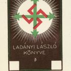 Ex-libris (bookplate) - The book of László Ladányi