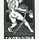 Ex-libris (bookplate) - Dr. N. (Nicolae) Igna