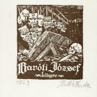 Ex-libris (bookplate) - Book of József Baróti