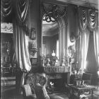 Interior photograph - salon in the Zichy palace (Múzeun str. 15.)