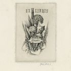 Ex-libris (bookplate) - Vertel (ipse)