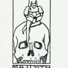 Ex-libris (bookplate) - Antal Majláth