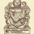 Ex-libris (bookplate) - Dr. Georgii Ludány