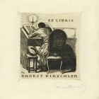 Ex-libris (bookplate) - Ernest Hirschler