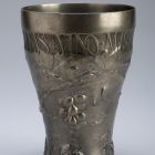 Goblet - decorated with grapes and grape leaves