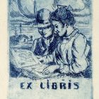 Ex-libris (bookplate) - Ex libris of dr. István Lustig - without name