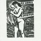 Ex-libris (bookplate) - P. Pfister