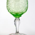 Footed wine glass - With CSK monogram