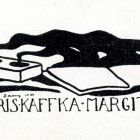 Ex-libris (bookplate) - Margit Kaffka