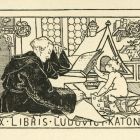 Ex-libris (bookplate) - Ludovici Katona