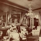 Interior photograph - salon in the Palace of Aladár Andrássy (Andrássy str.59)