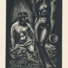 Ex-libris (bookplate) - Sonja v. Walter Vogel