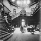 Interior photograph - lobby of the Károlyi-Csekonics palace (Budapest, Múzeum u. 17.)