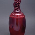 Ornamental vessel with lid - So-called red devil vase