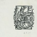 Ex-libris (bookplate) - LP (Pál Lehotai)