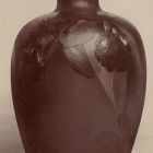 Photograph - Vase with painted leaf design