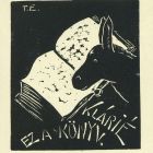 Ex-libris (bookplate) - This book belongs to Klári