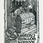 Ex-libris (bookplate) - Book of Miklós Surányi