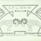 Ex-libris (bookplate) - Pál Kereszturi