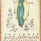 Ex-libris (bookplate) - Alice und Hermann Guggenbühlalder