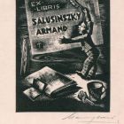 Ex-libris (bookplate) - Armand Salusinszky