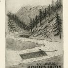 Ex-libris (bookplate) - Lajos Kolozs