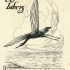 Ex-libris (bookplate) - Dr. Miklós Kontsek of Dvorec